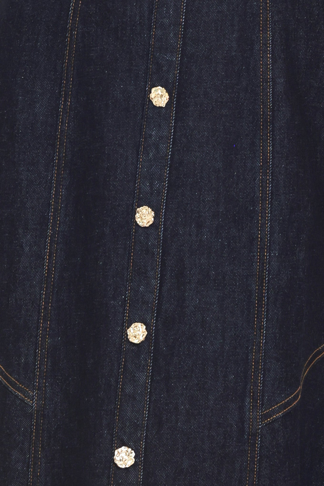 CHELSEA DENIM MIDI DRESS