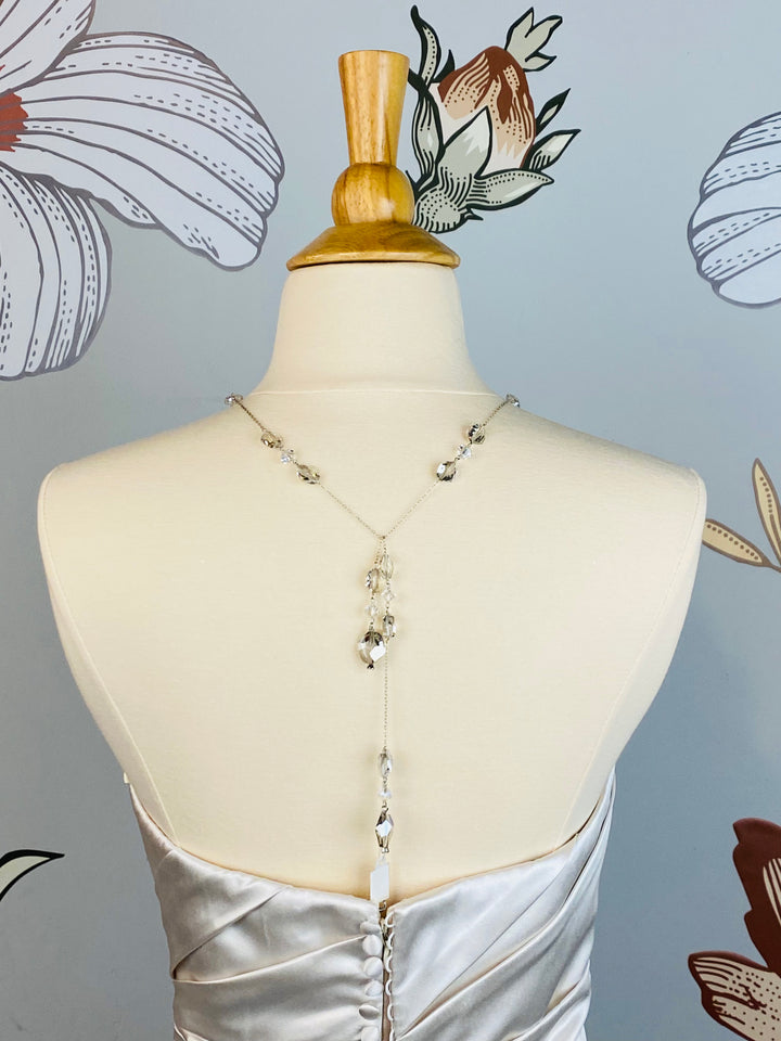 Crystal Lariat Necklace by Erin Cole
