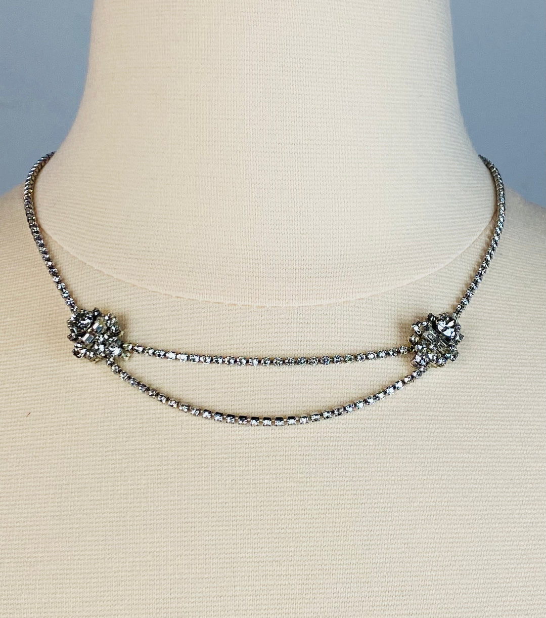 Rhinestone Necklace by Erin Cole