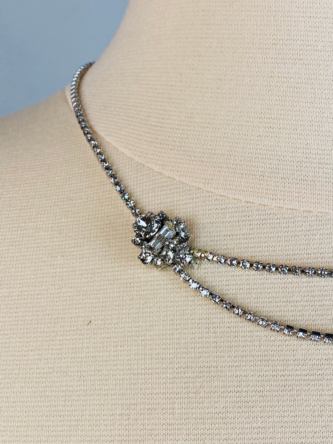Rhinestone Necklace by Erin Cole