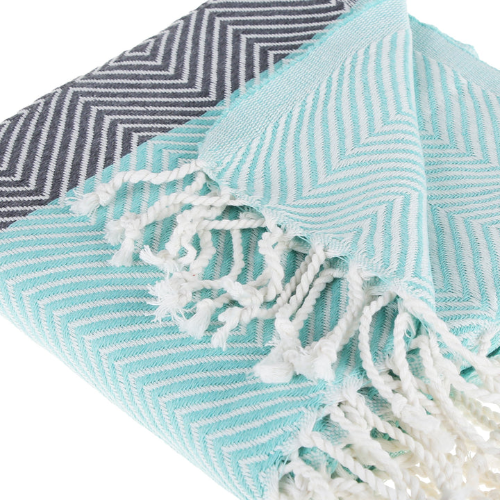 New Design Pure Cotton Throw Beach Towel by La'Hammam