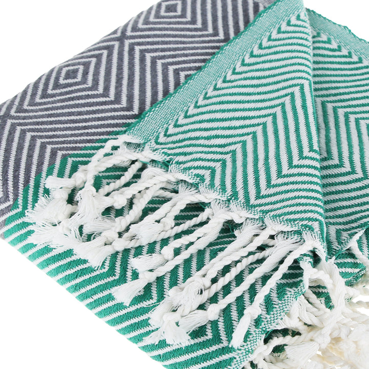 New Design Pure Cotton Throw Beach Towel by La'Hammam