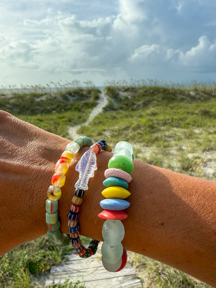 Intricate Stack Bracelet | Mixed Capri