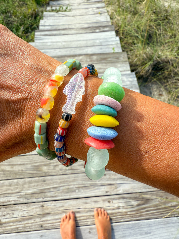 Intricate Stack Bracelet | Mixed Capri