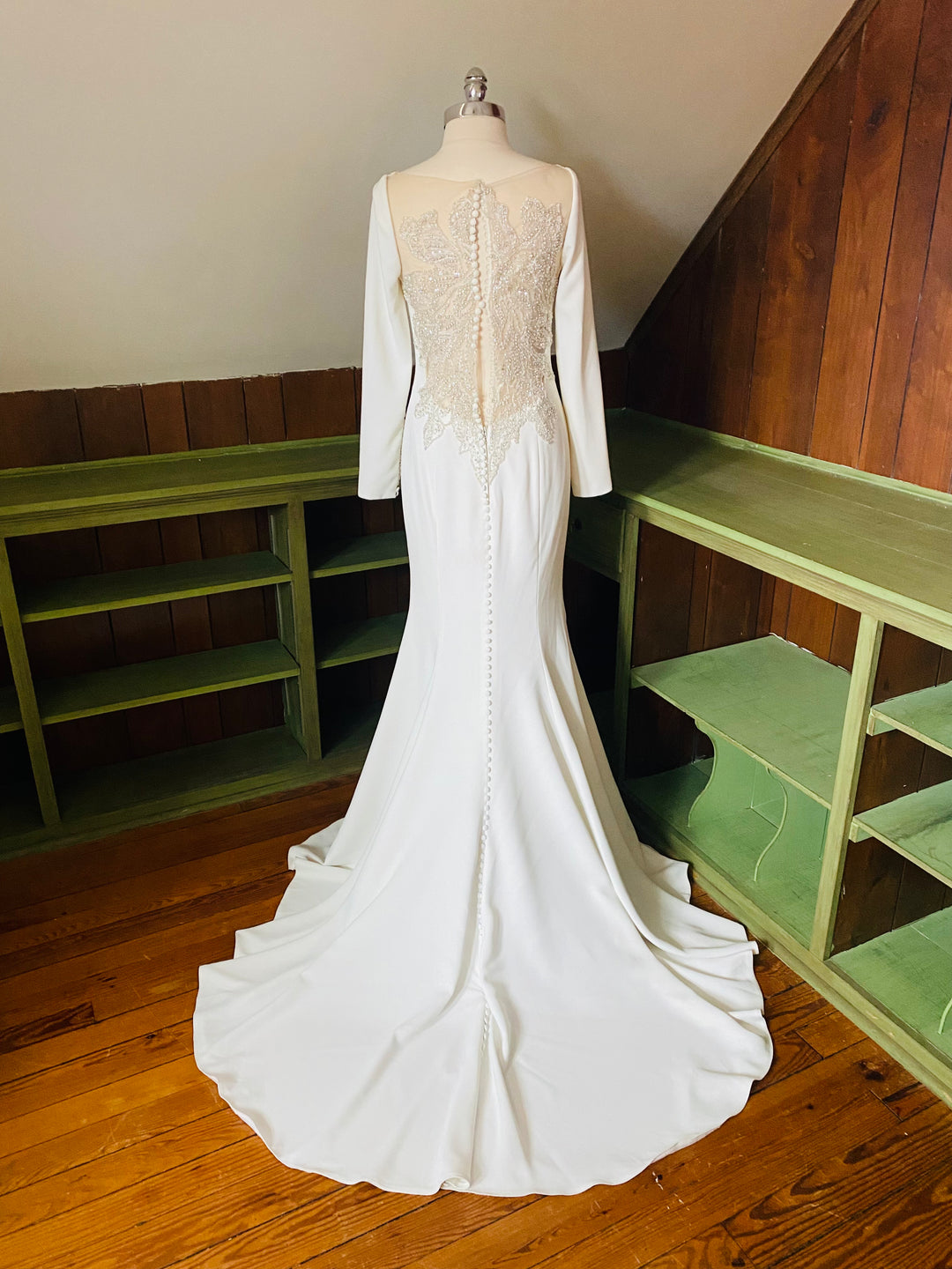 Justin Alexander Gown Style 8936 Size 12 Pomp and Port