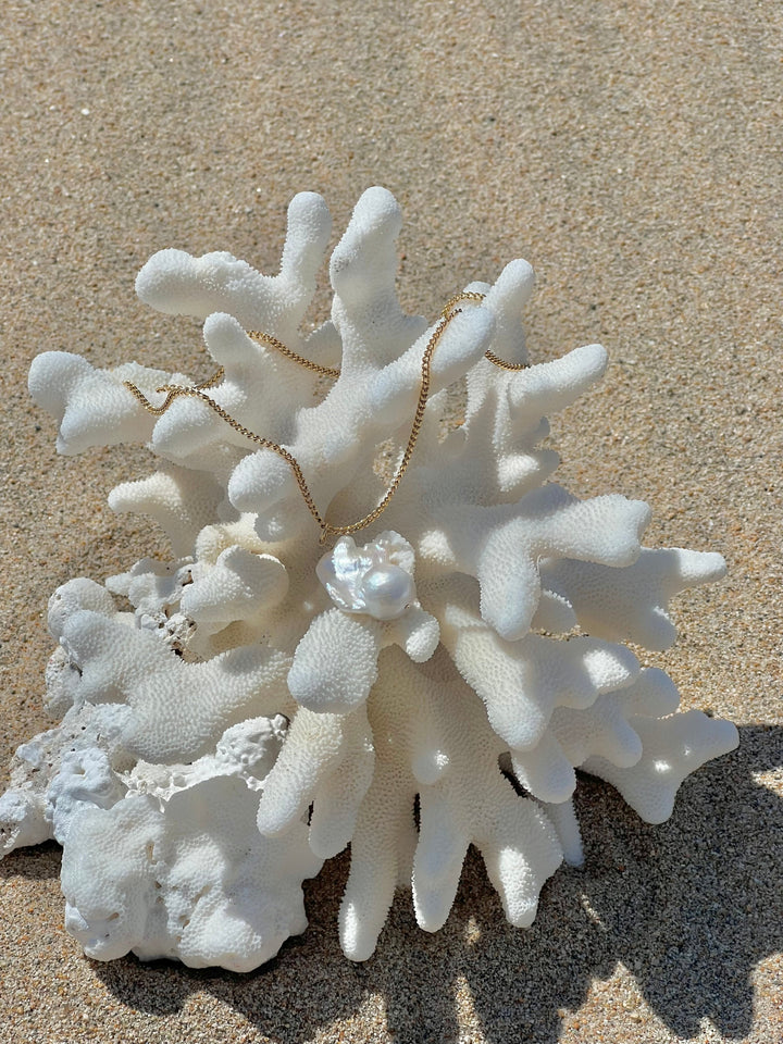 Baroque Pearl Necklace by Urth and Sea