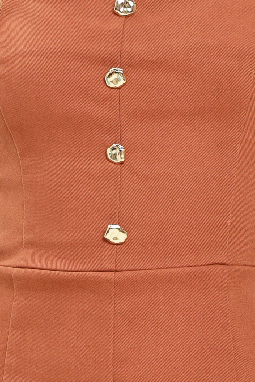 TERRACOTTA CHIC WOVEN ROMPER