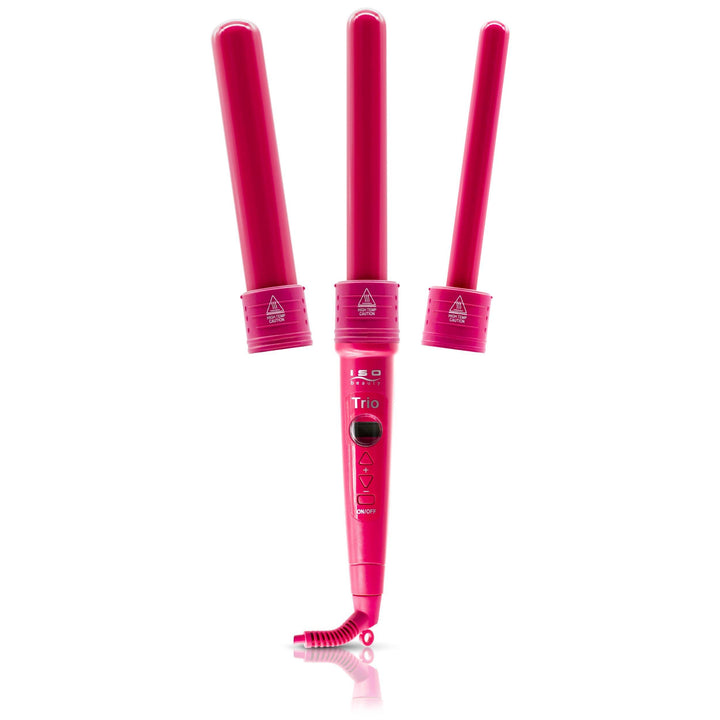 Trio 3-in-1 Interchangeable Professional Tourmaline-Infused Ceramic Curling Set by VYSN