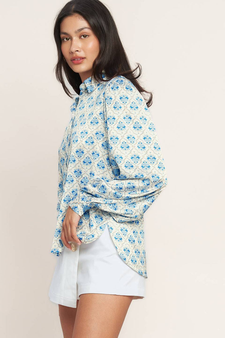 MOROCCAN MUSE WOVEN TOP