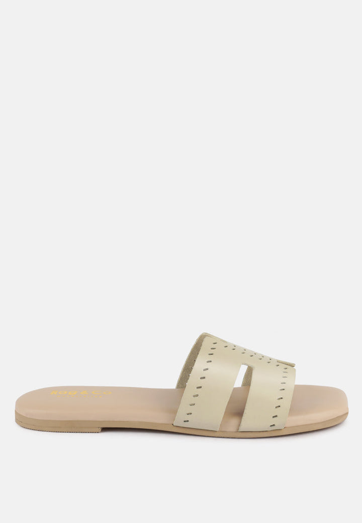 ivanka cut out slip on sandals by London Rag