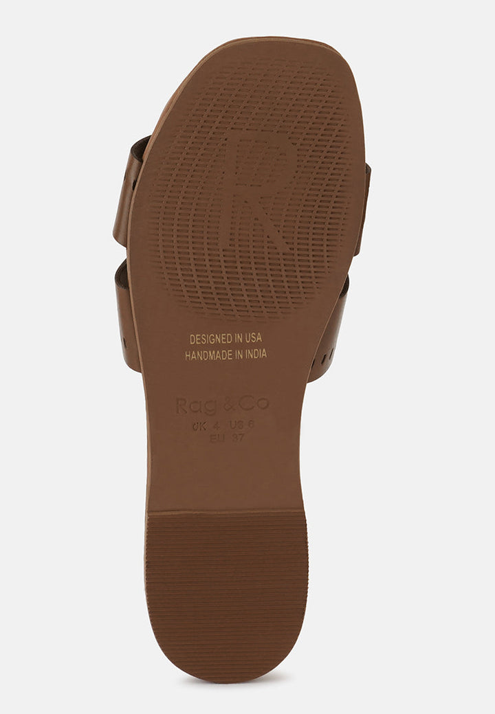 ivanka cut out slip on sandals by London Rag