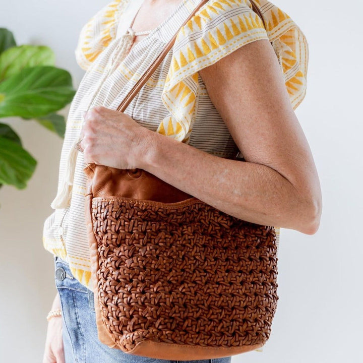 Clover Tote/Shoulder Bag by Latico Leathers