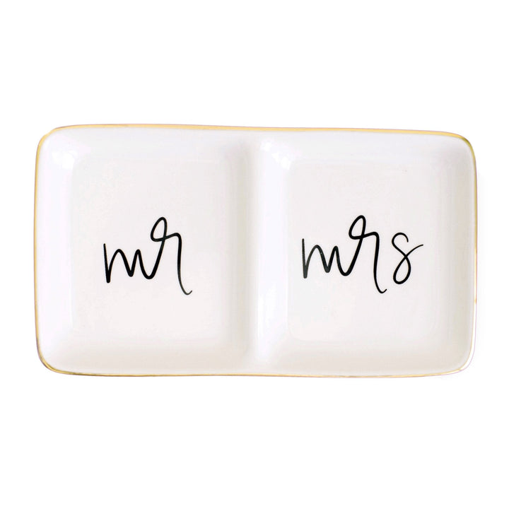Mr. and Mrs. Jewelry Dish by Sweet Water Decor