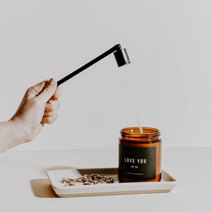 Black Candle Care Kit by Sweet Water Decor