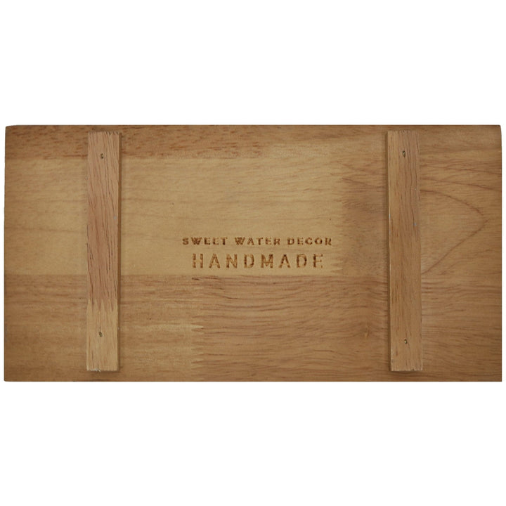 Natural Rectangular Wood Tray by Sweet Water Decor