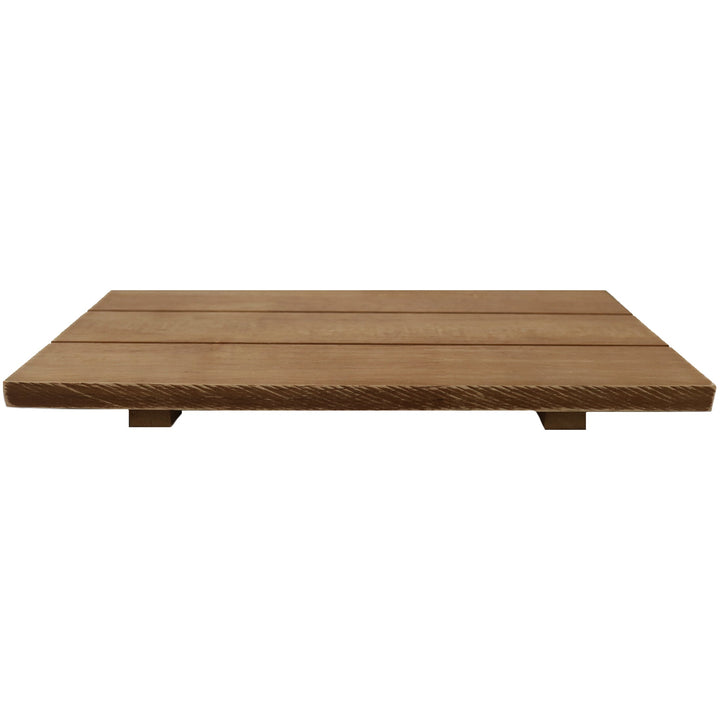Natural Rectangular Wood Tray by Sweet Water Decor