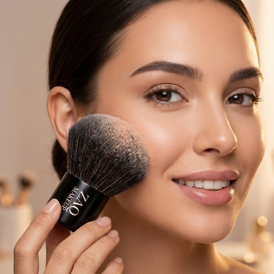Synthetic Buffer Kabuki Brush