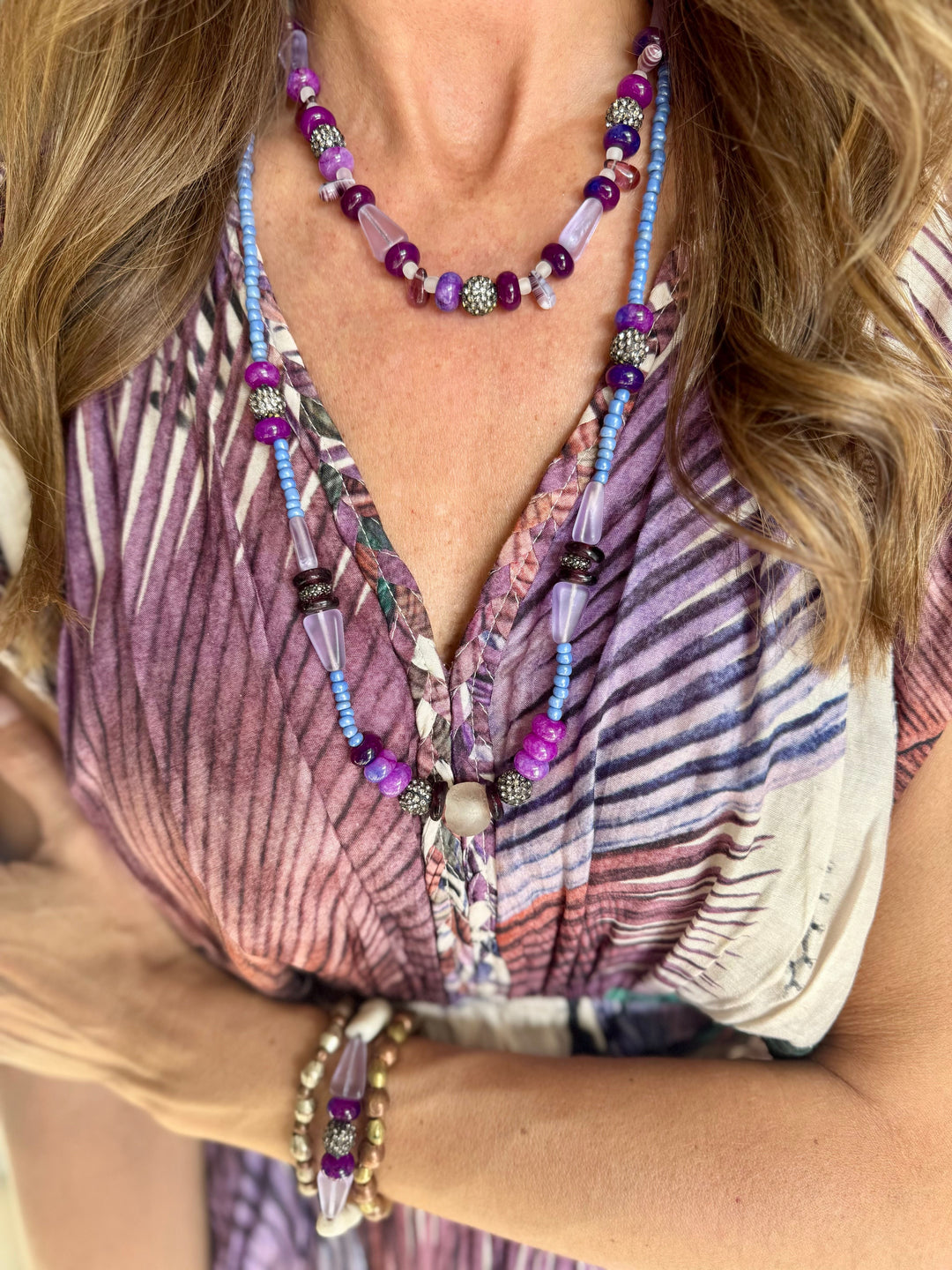 Classic Drop Necklace | Lilac