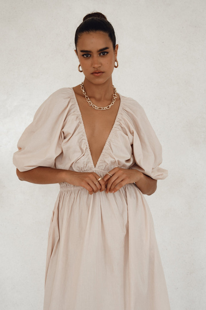 Kezas Cotton Maxi Dress by Bali ELF