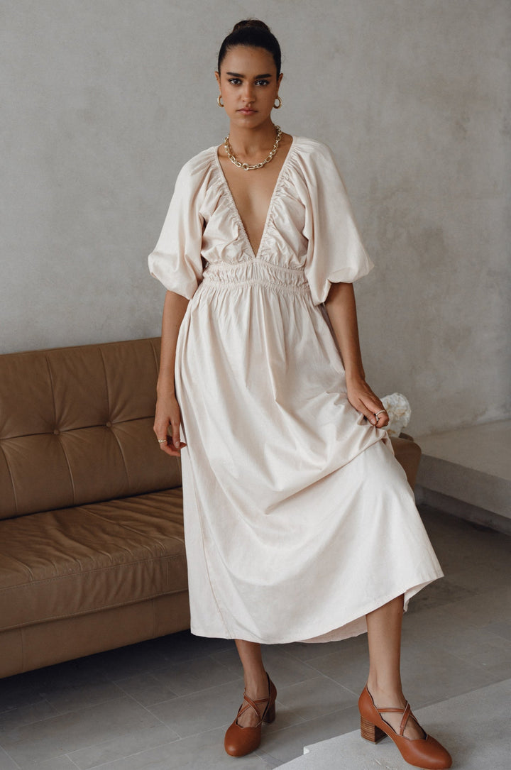 Kezas Cotton Maxi Dress by Bali ELF