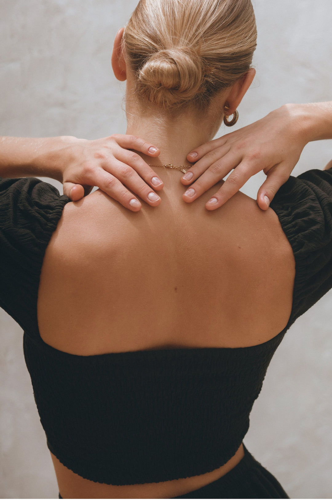 Kiana Linen Crop Top by Bali Lane