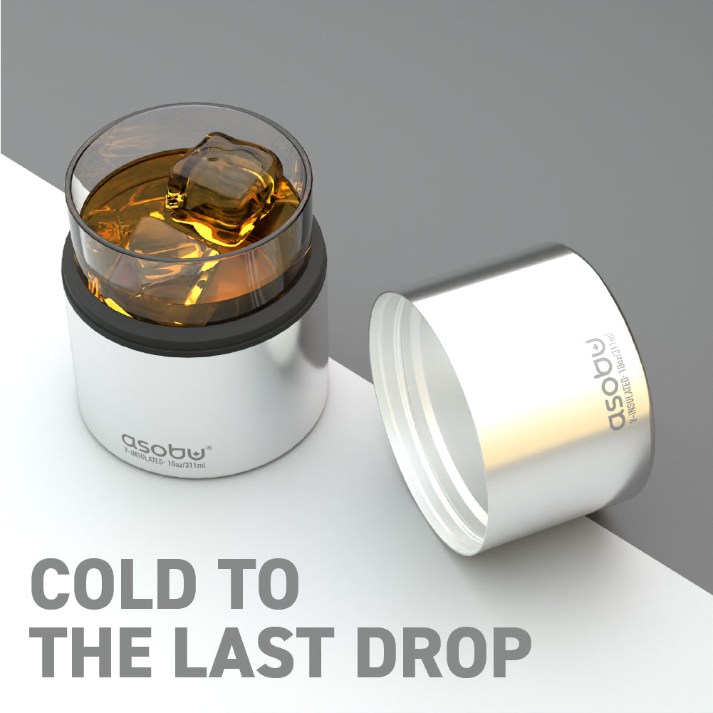 Silver Whiskey Insulated Sleeve by ASOBU®