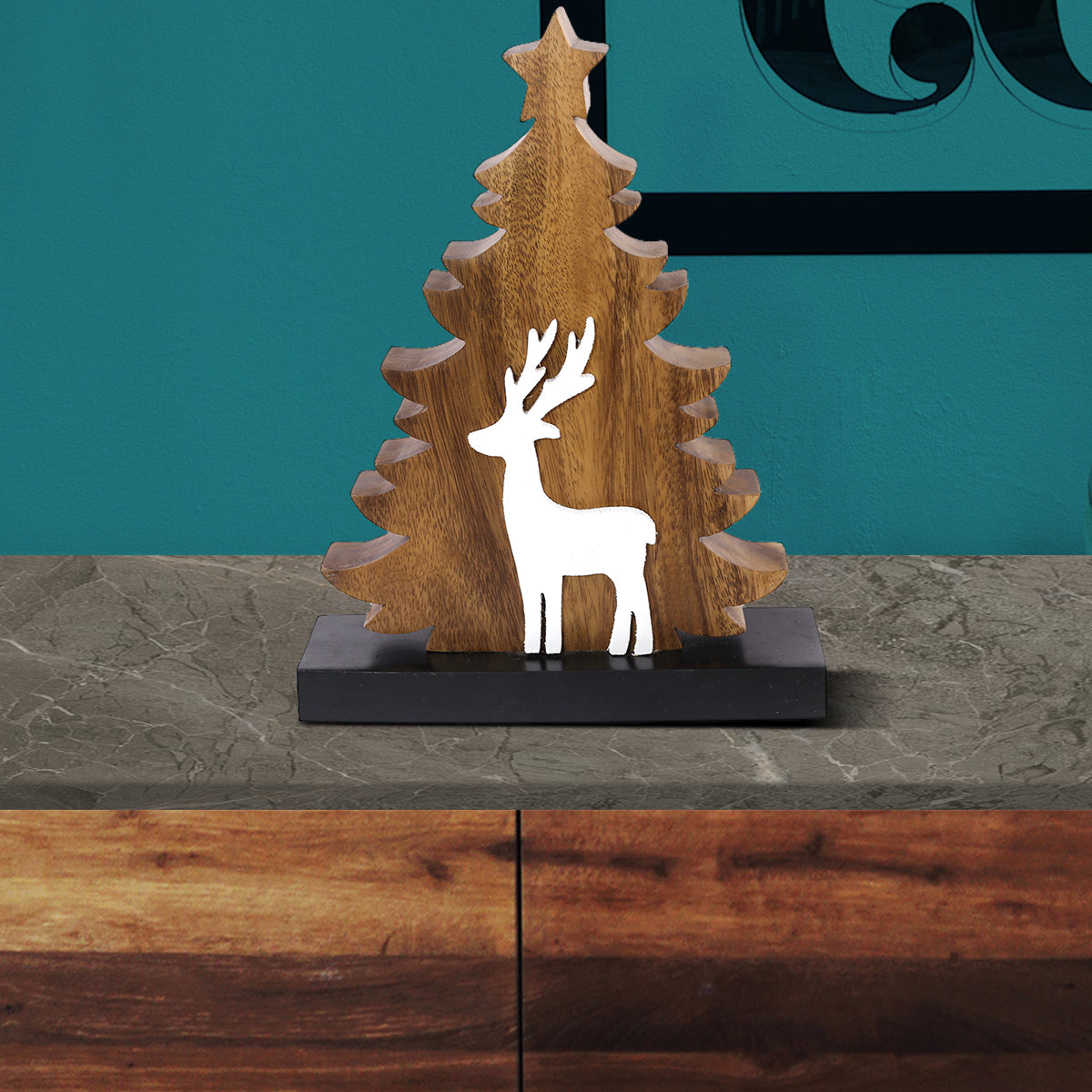 Christmas Tree Handmade Wooden Sculpture by Decozen – Pomp and Port