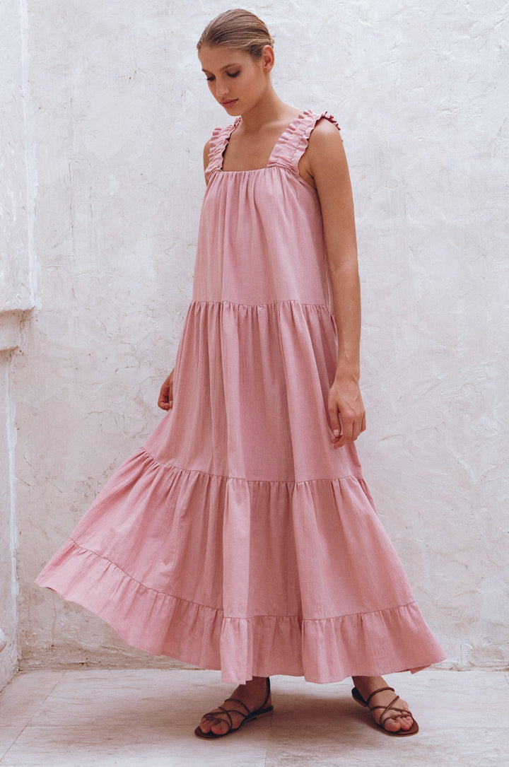 La Palma Linen Maxi Dress by Bali Lane