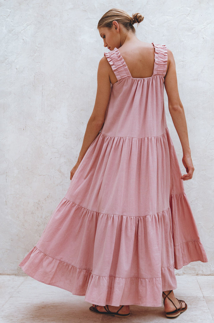 La Palma Linen Maxi Dress by Bali Lane