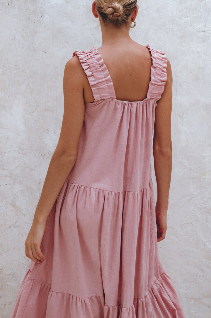 La Palma Linen Maxi Dress by Bali Lane