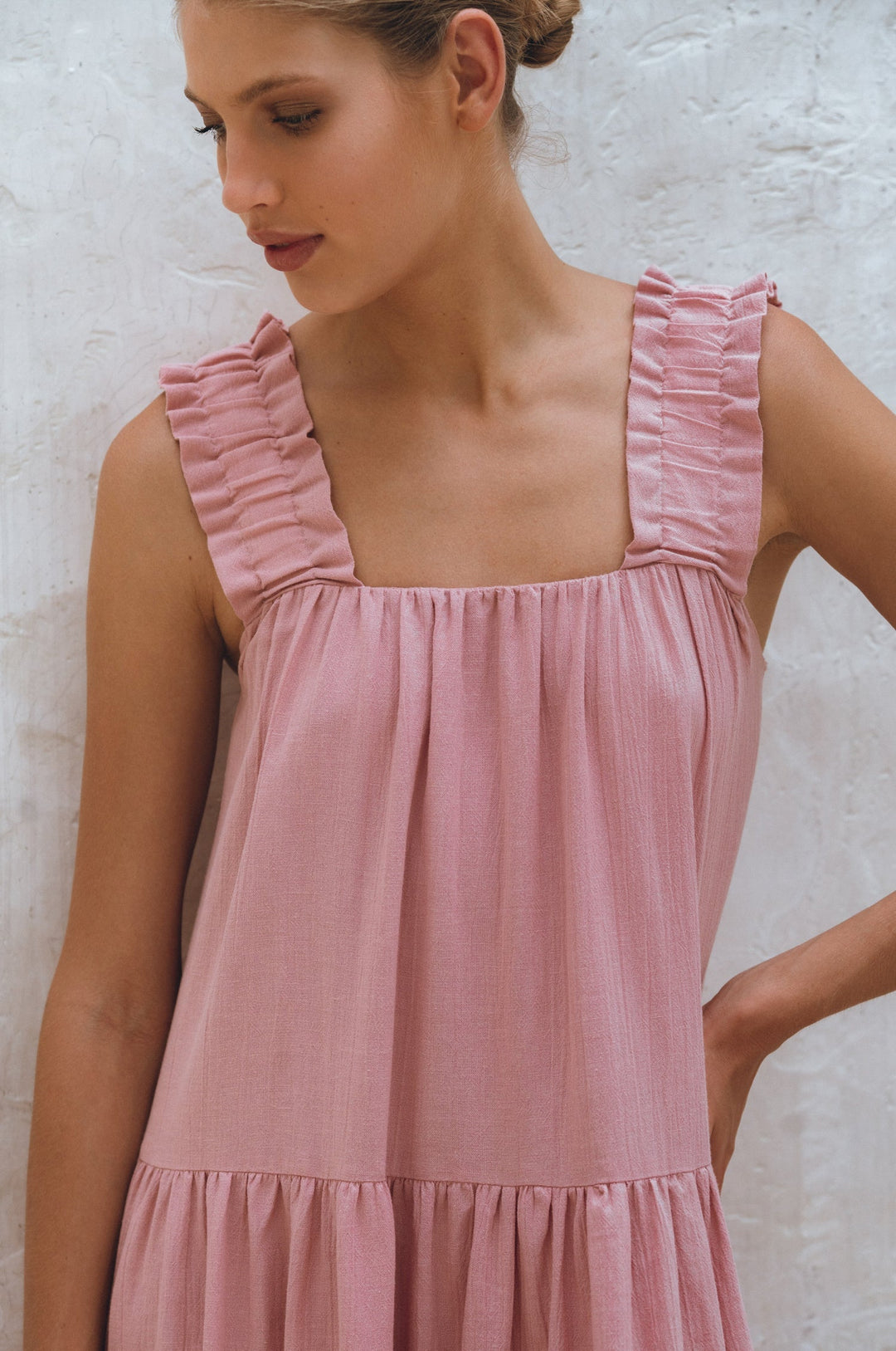 La Palma Linen Maxi Dress by Bali Lane