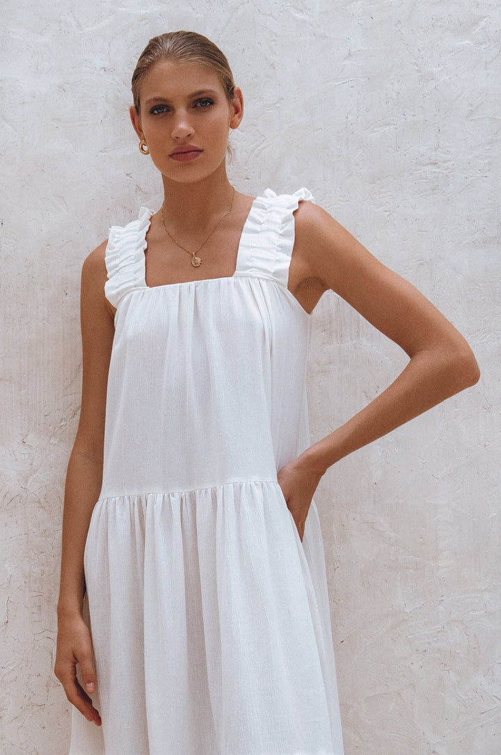 La Palma Linen Maxi Dress by Bali Lane