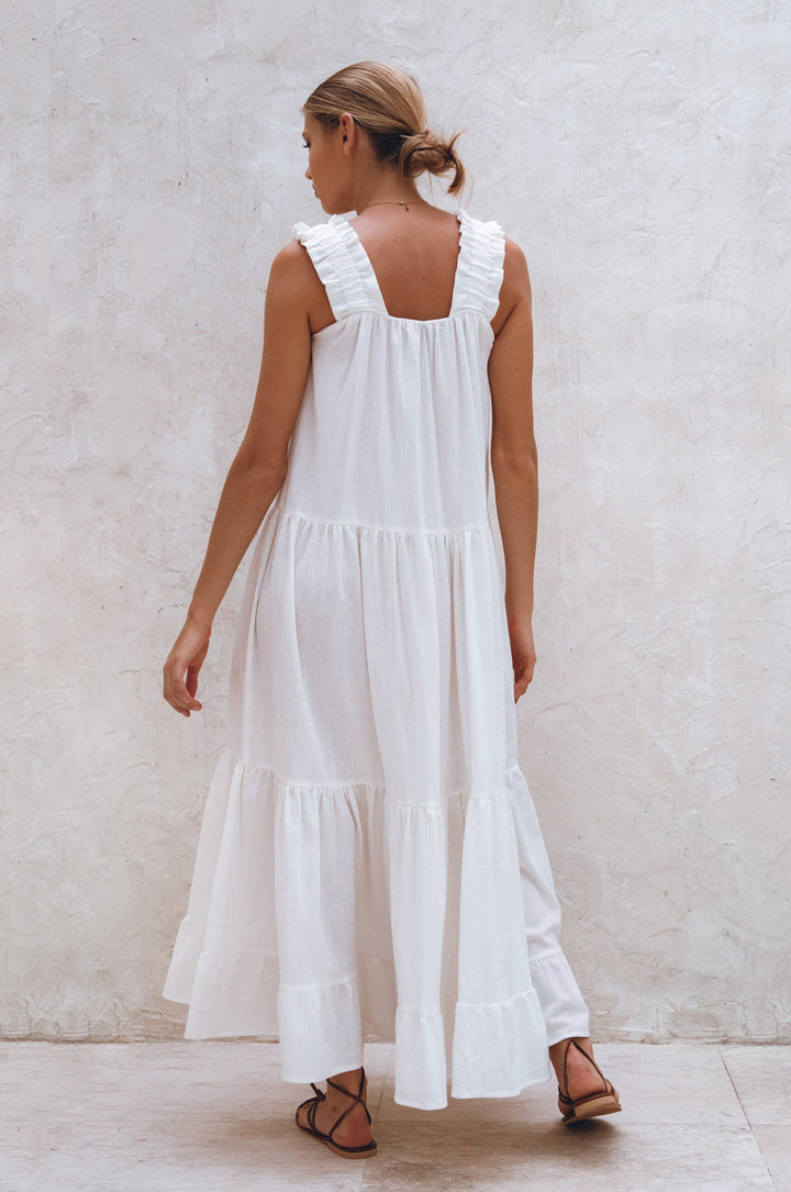 La Palma Linen Maxi Dress by Bali Lane