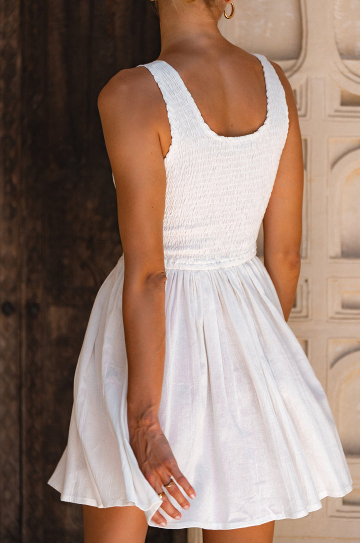 Lalita Linen Mini Dress by Bali Lane