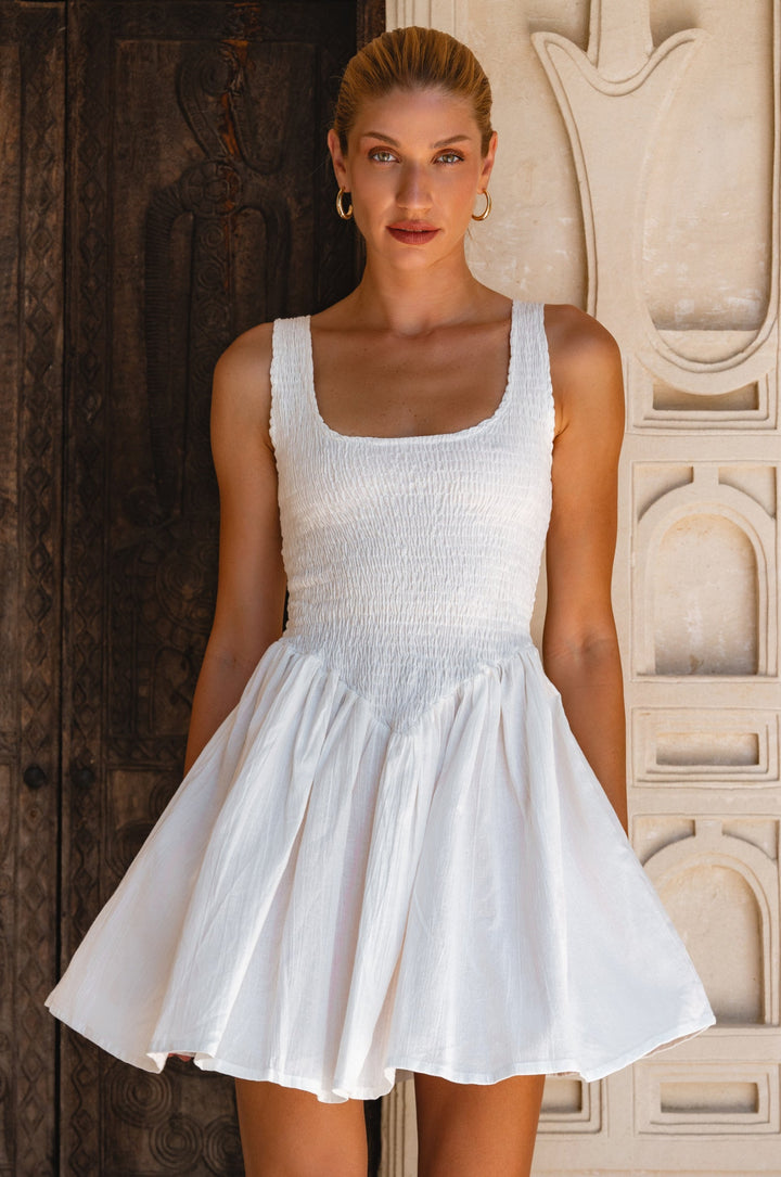 Lalita Linen Mini Dress by Bali Lane