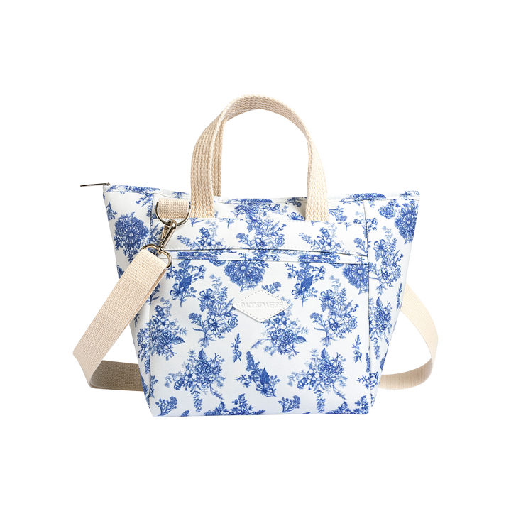 Lunch Tote Toile De Jouy by DaCosta Verde