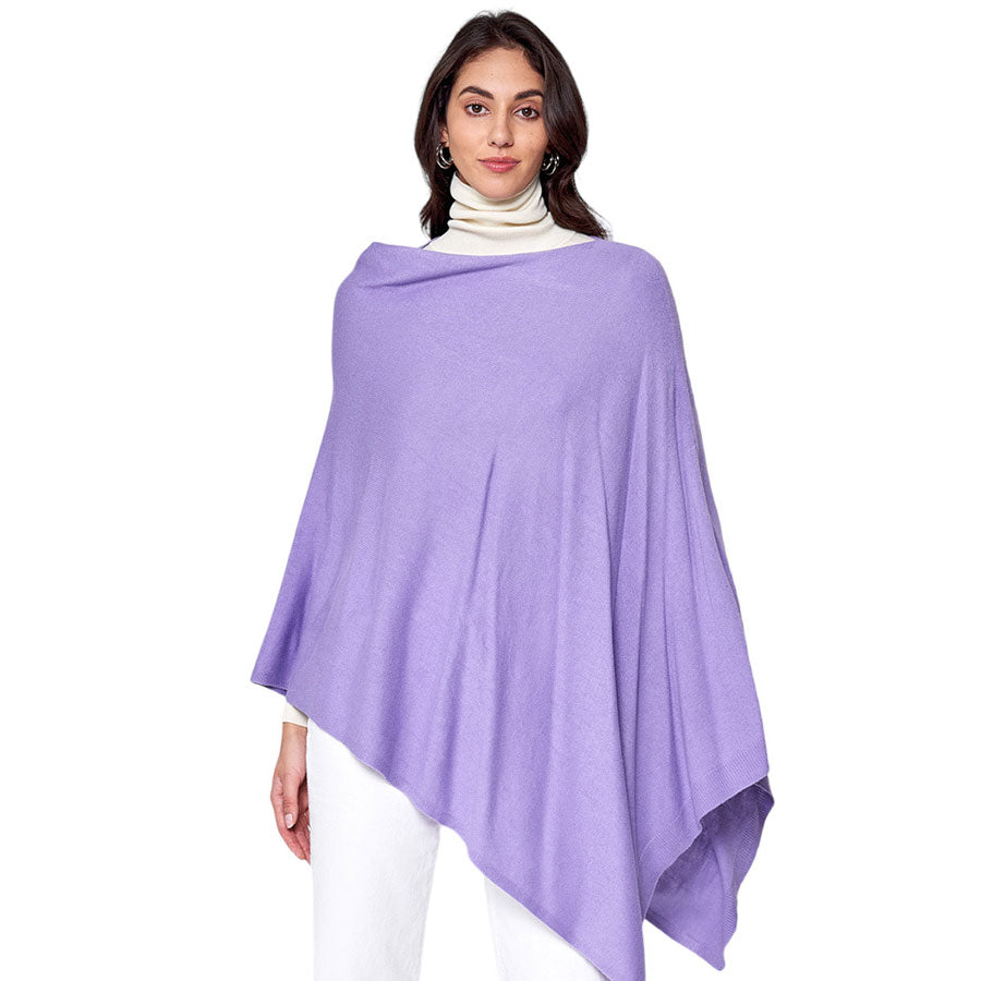 Solid Scarf Poncho by Madeline Love