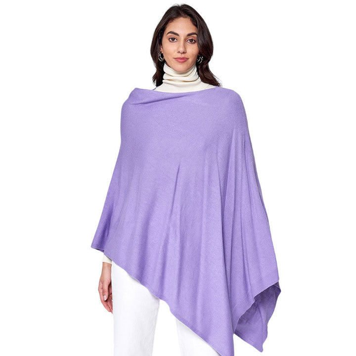 Solid Scarf Poncho by Madeline Love