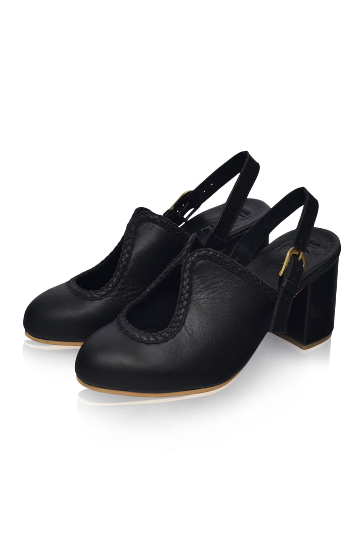 Lola Leather Mules by Bali Lane