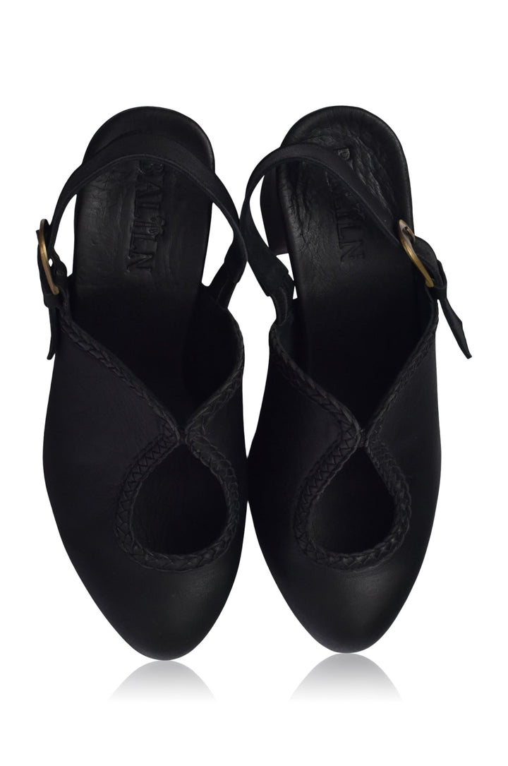 Lola Leather Mules by Bali Lane