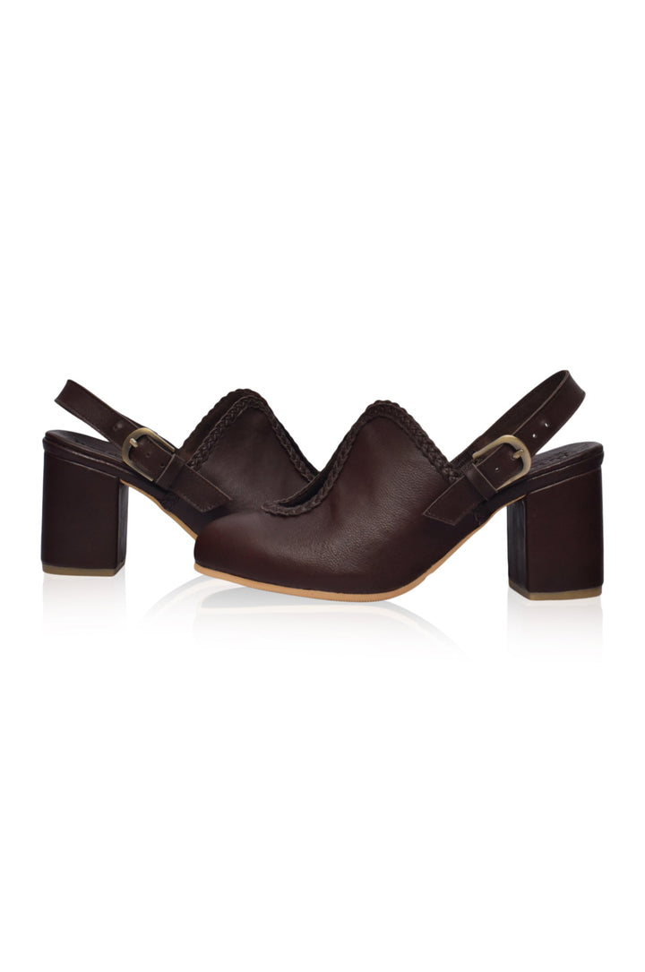 Lola Leather Mules by Bali Lane