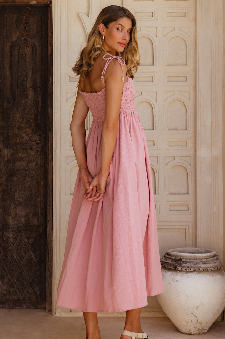 Luela Linen Maxi Dress by Bali Lane