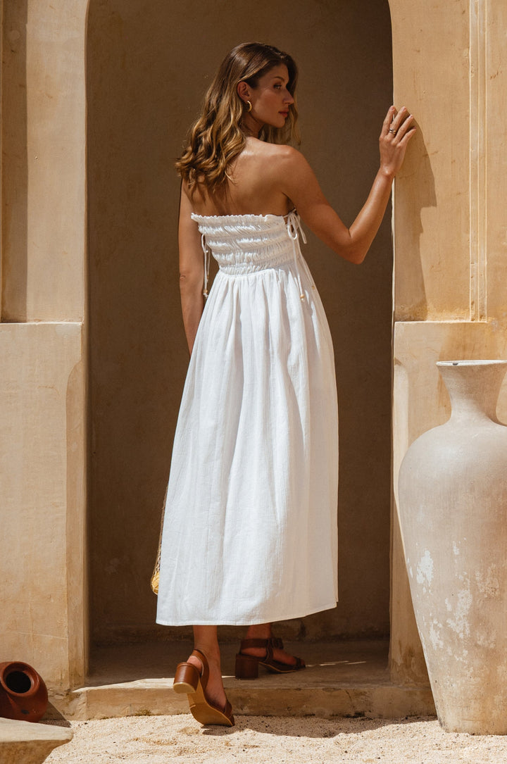 Luela Linen Maxi Dress by Bali Lane