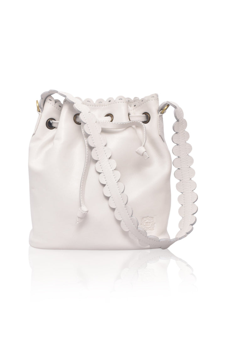 Luisa Scalloped Bucket Bag by Bali ELF