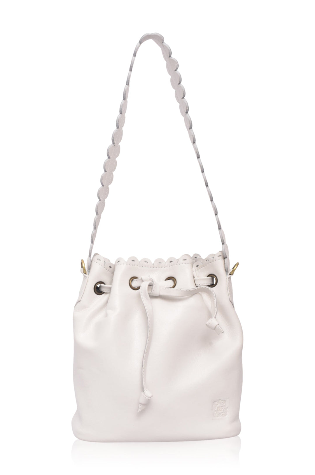 Luisa Scalloped Bucket Bag by Bali ELF