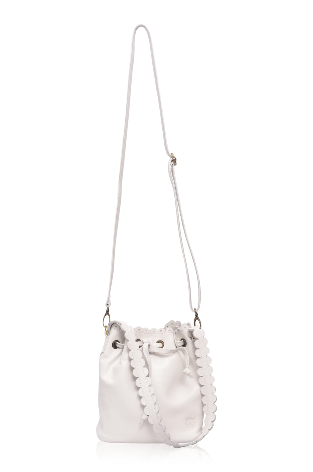 Luisa Scalloped Bucket Bag by Bali ELF