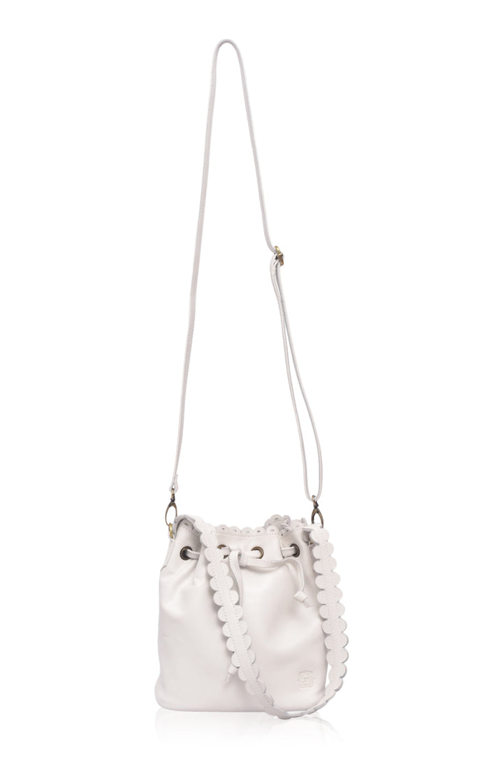 Luisa Scalloped Bucket Bag by Bali ELF