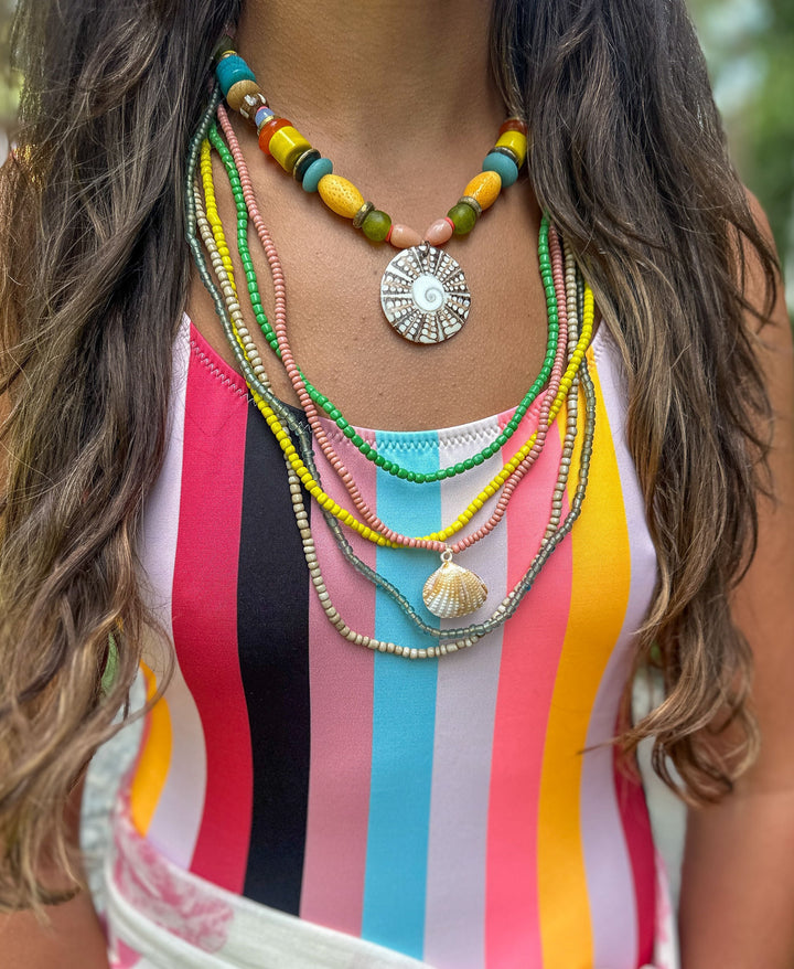 Layer Necklace Set of 5 | Mallorca Shell