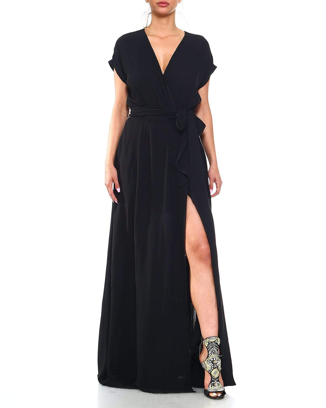 Jasmine Maxi Dress - Black by Meghan Fabulous