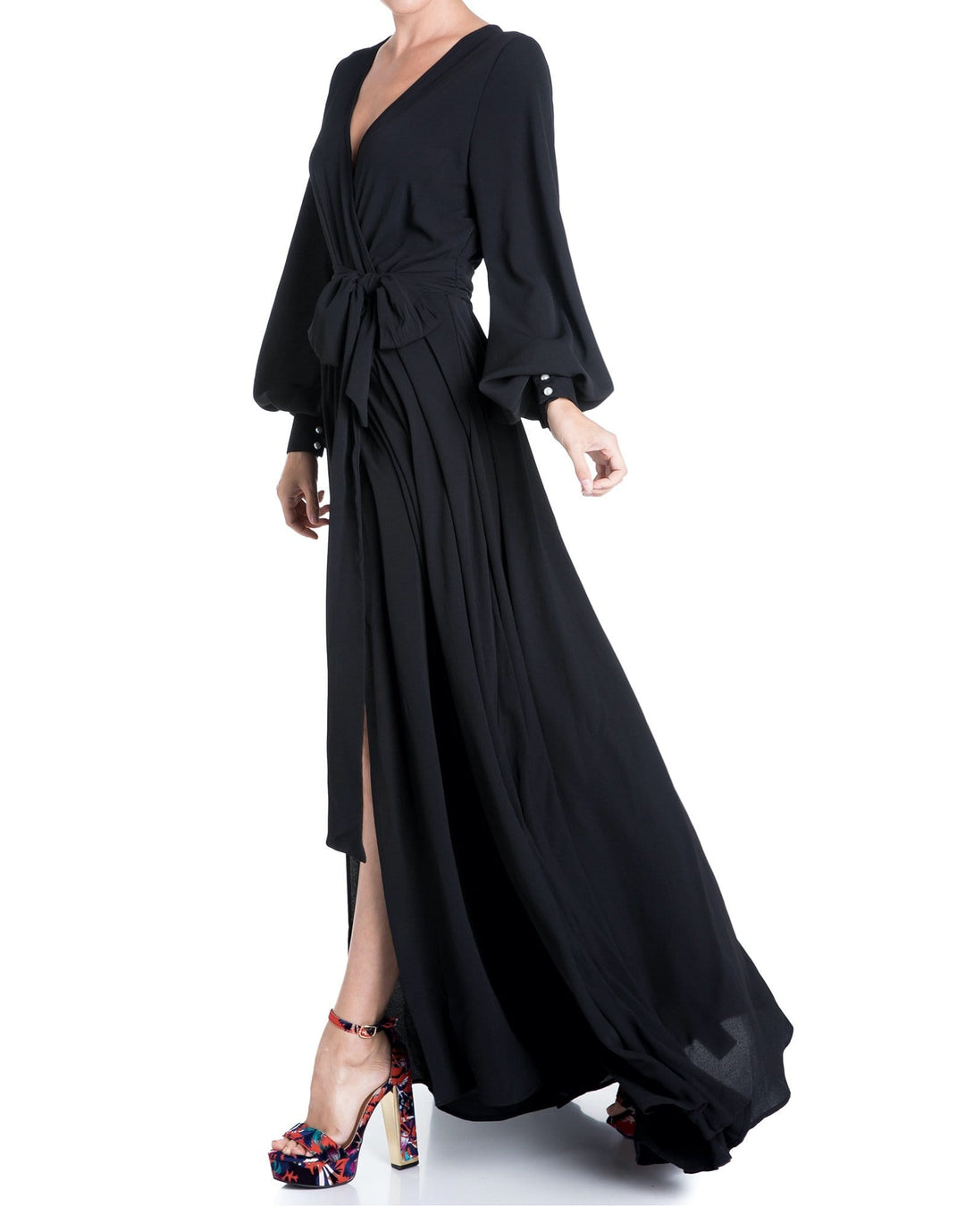Venus Maxi Dress Black by Meghan Fabulous – Pomp and Port